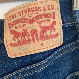 Levi’s 514 zipper 31/32